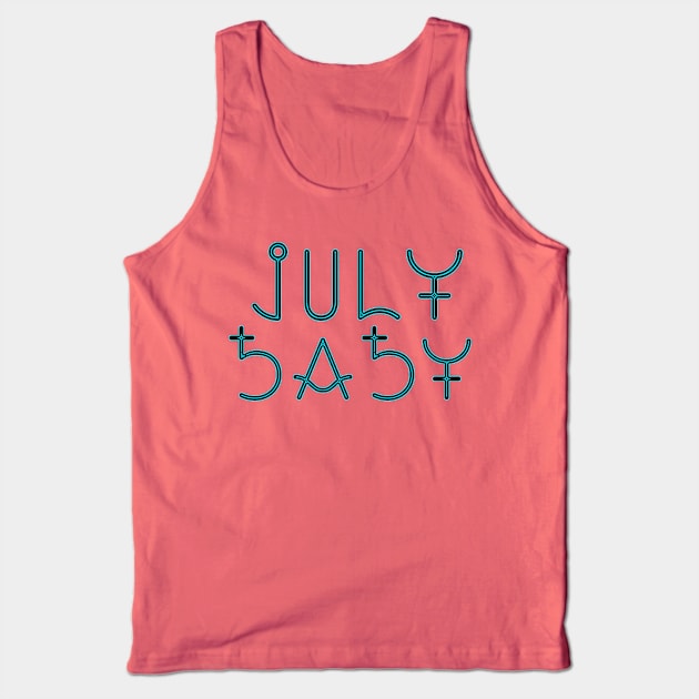 Month of July Tank Top by Zodiac Syndicate